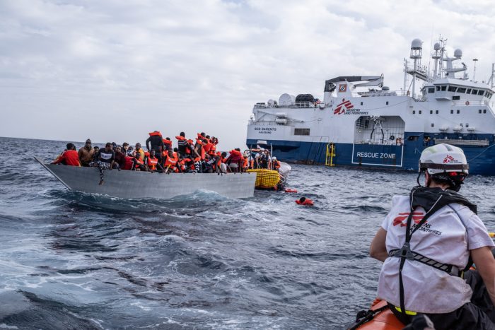 Rescates en el Mar Mediterráneo Central