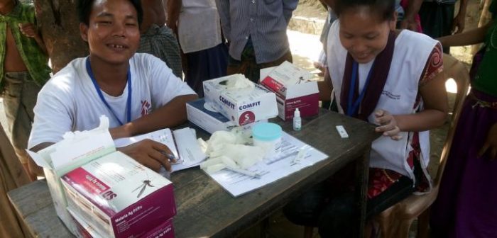 Trabajadores de salud en Alikadam upazila, en las Colinas de Chittagong, Bangladesh © MSF