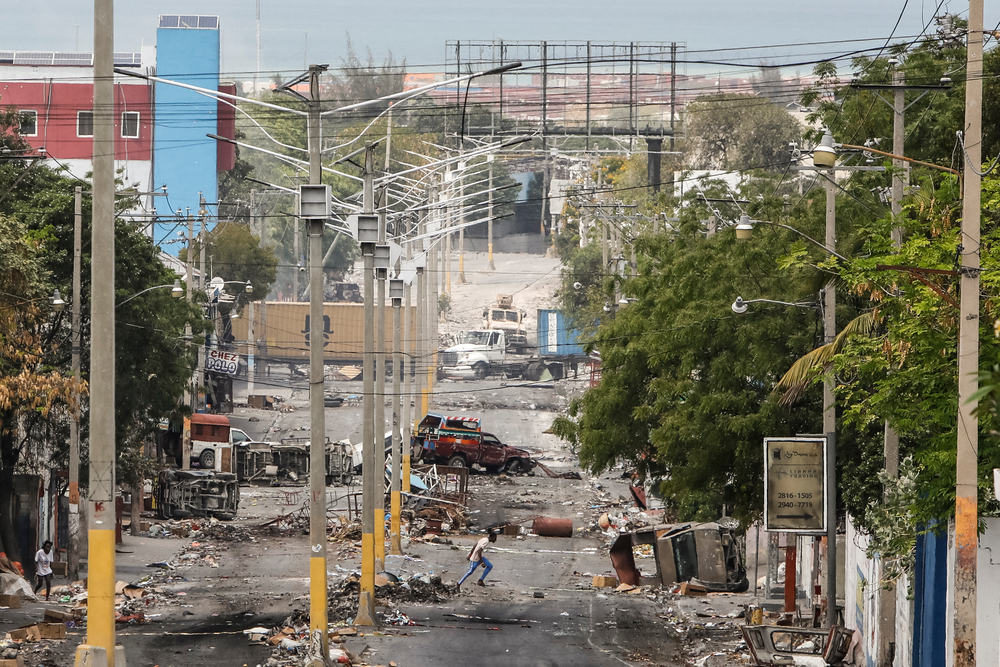 Vista del centro de Puerto Príncipe.