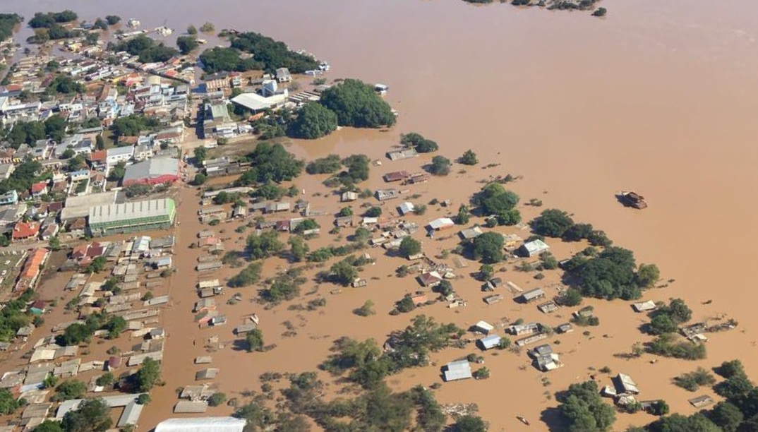 Inundaciones en Rio Grande do Sul, al sur de Brasil. 