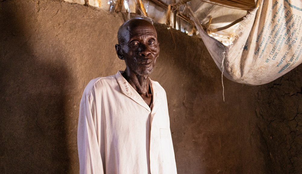 Paciente enfermo de VIH en Sudán del Sur. 