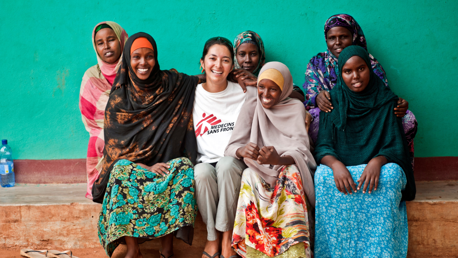 Nancy Guerrero Castillo en un proyecto de asistencia médico-humanitaria de MSF