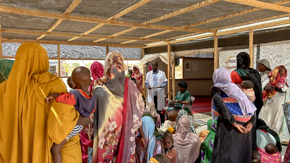 Centro de alimentación terapéutica de Médicos Sin Fronteras al este de Chad. 